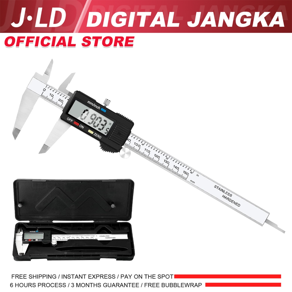 JLD Sigmat Digital Jangka Sorong Sketmat Sigmat Stainless Vernier Caliper Micrometer High Precision