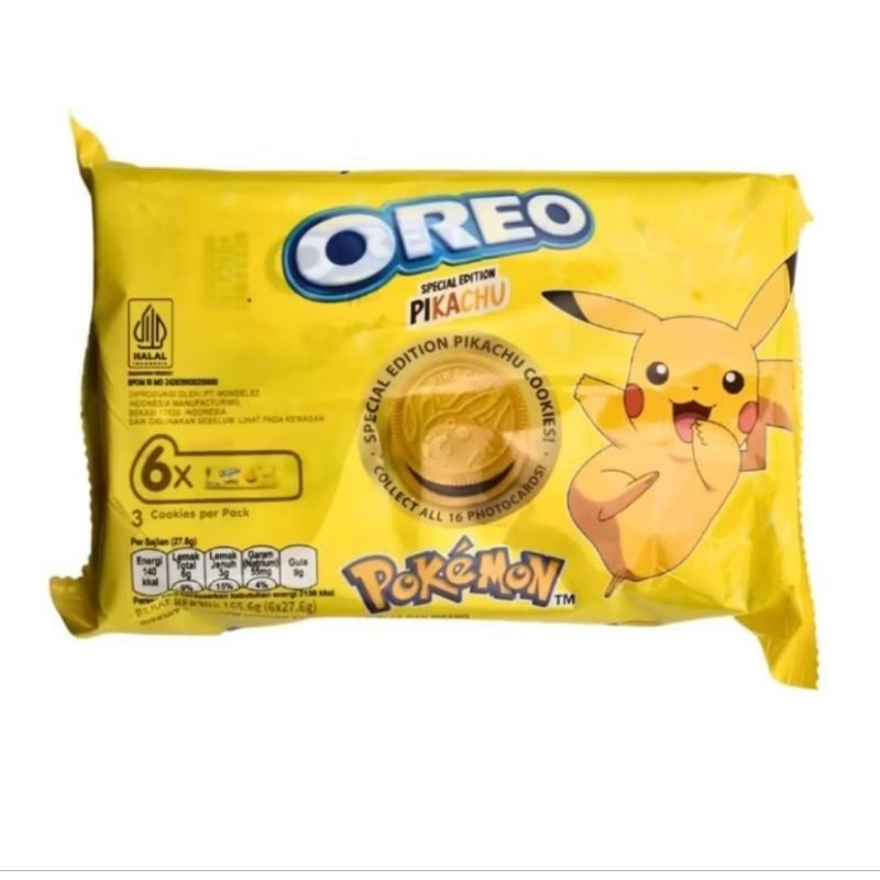 

Oreo Pikachu 165gr isi 6pcs harga termurah