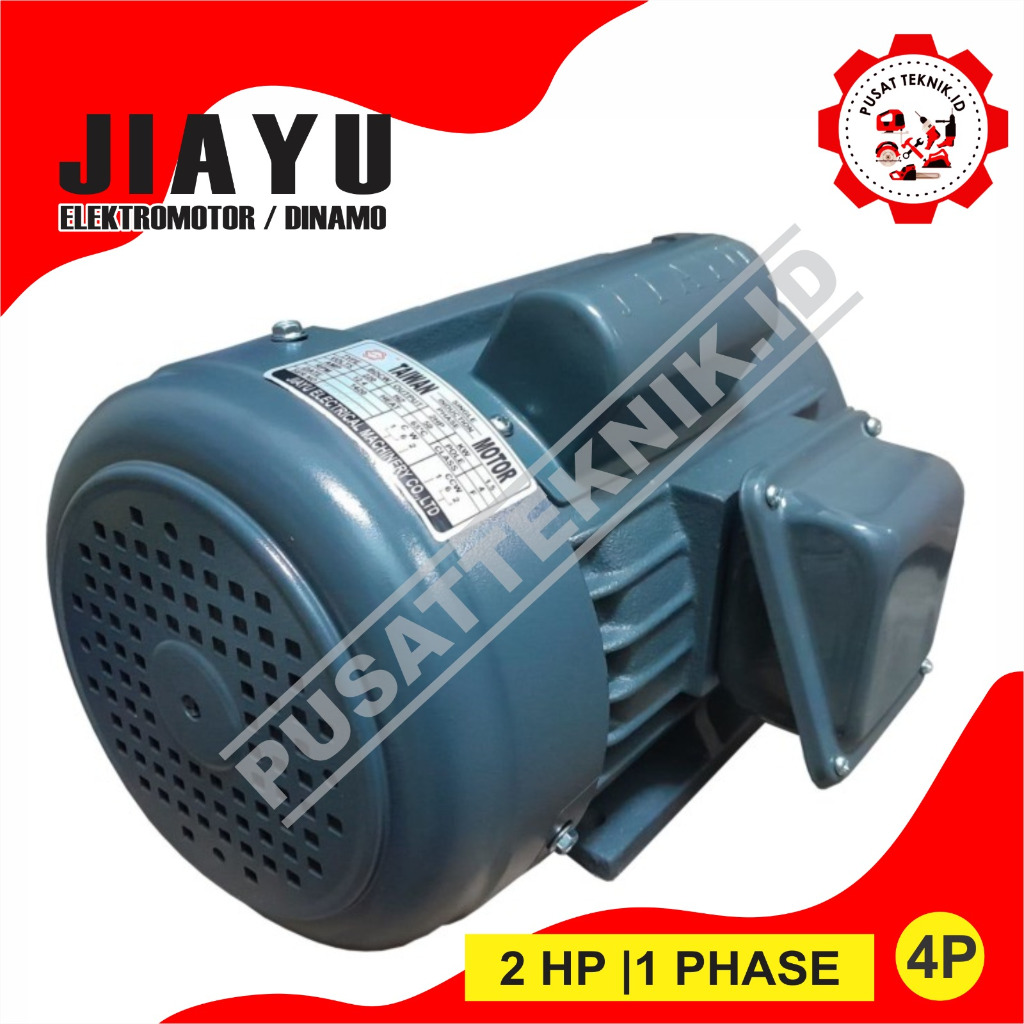 DINAMO JIAYU 2HP 4P 1450 RPM ELEKTRO MOTOR JIAYU 2HP 4P 1PHASE