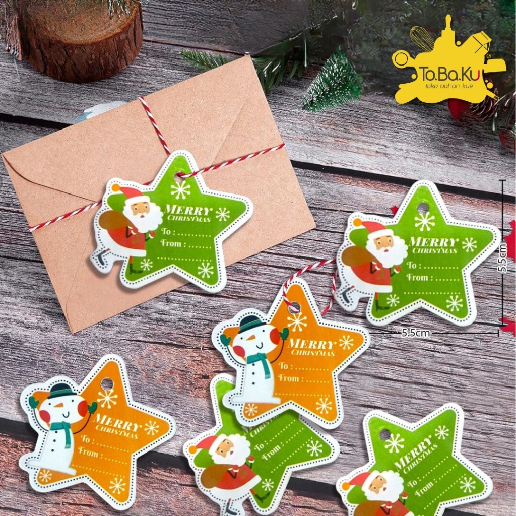 

Hangtag Label Xmas 87 (Per-pack)