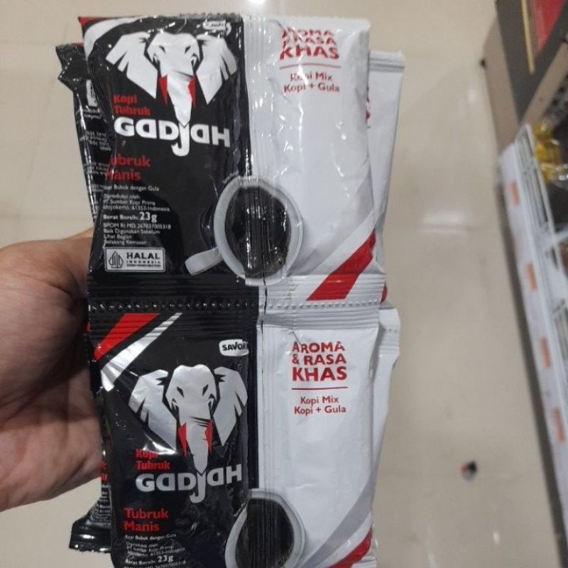

kopi Tubruk gajah ( kopi + gula) isi 10 saset