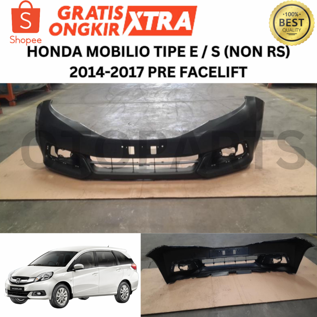 BUMPER BEMPER DEPAN HONDA MOBILIO TIPE E S BUKAN RS 2014 2015 2016 2017 PRE FACELIFT BARU IMPORT MAL