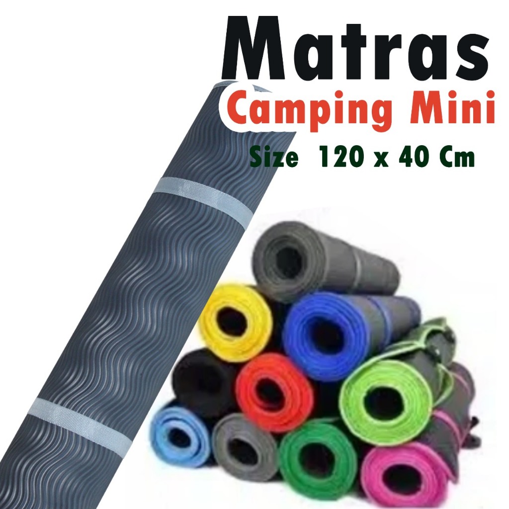 Matras Camping Gunung Matras Outdoor Karet Anak dan Dewasa Ukuran 120 x 40 Cm & 180 x 60 Cm