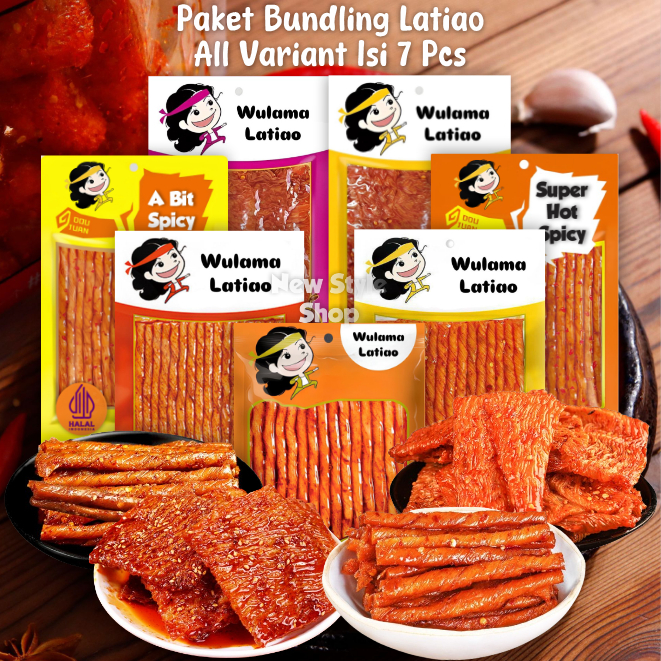 

Paket Bundling Snack Latiao All Variant 7 Pcs