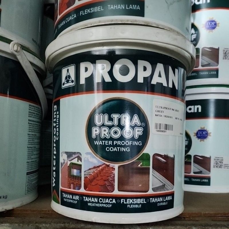 PROPAN ULTRAPROOF UPR-960 4KG CAT PELAPIS ANTI BOCOR WATERPROOFING GALON GLN 4 KG UPR 960 ULTRA PROO