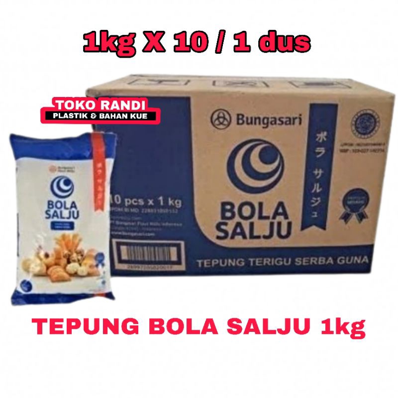

TEPUNG TERIGU BOLASALJU 1kg/ DUS