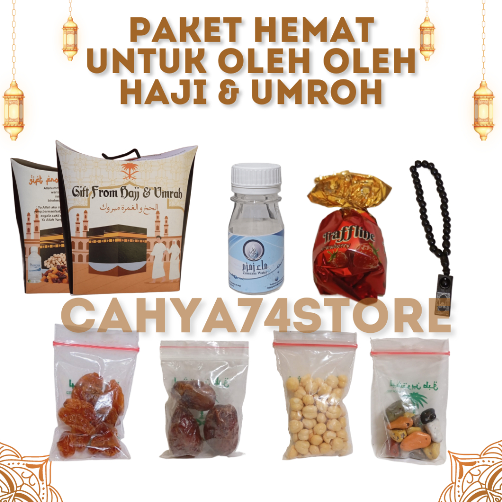 

PAKETAN OLEH OLEH HAJI DAN UMROH ( TANPA ISI AIR ZAMZAM)