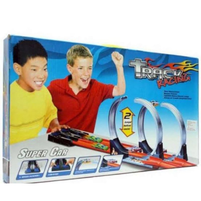 TRACK JALANAN MOBIL HOTWHEELS 2 JALUR