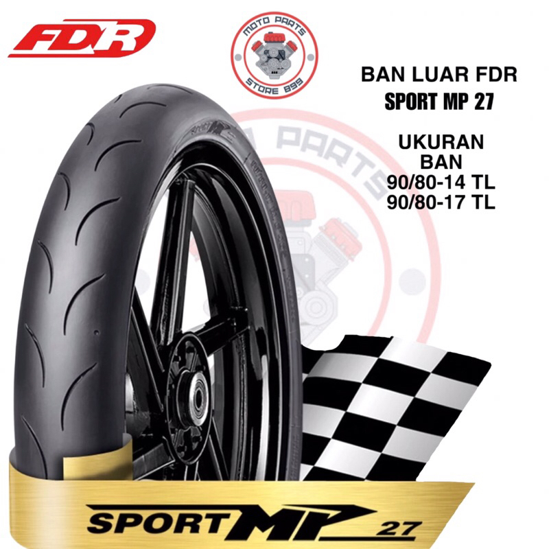BAN LUAR FDR SPORT MP 27 TL (TUBELES) RING 14 / 17