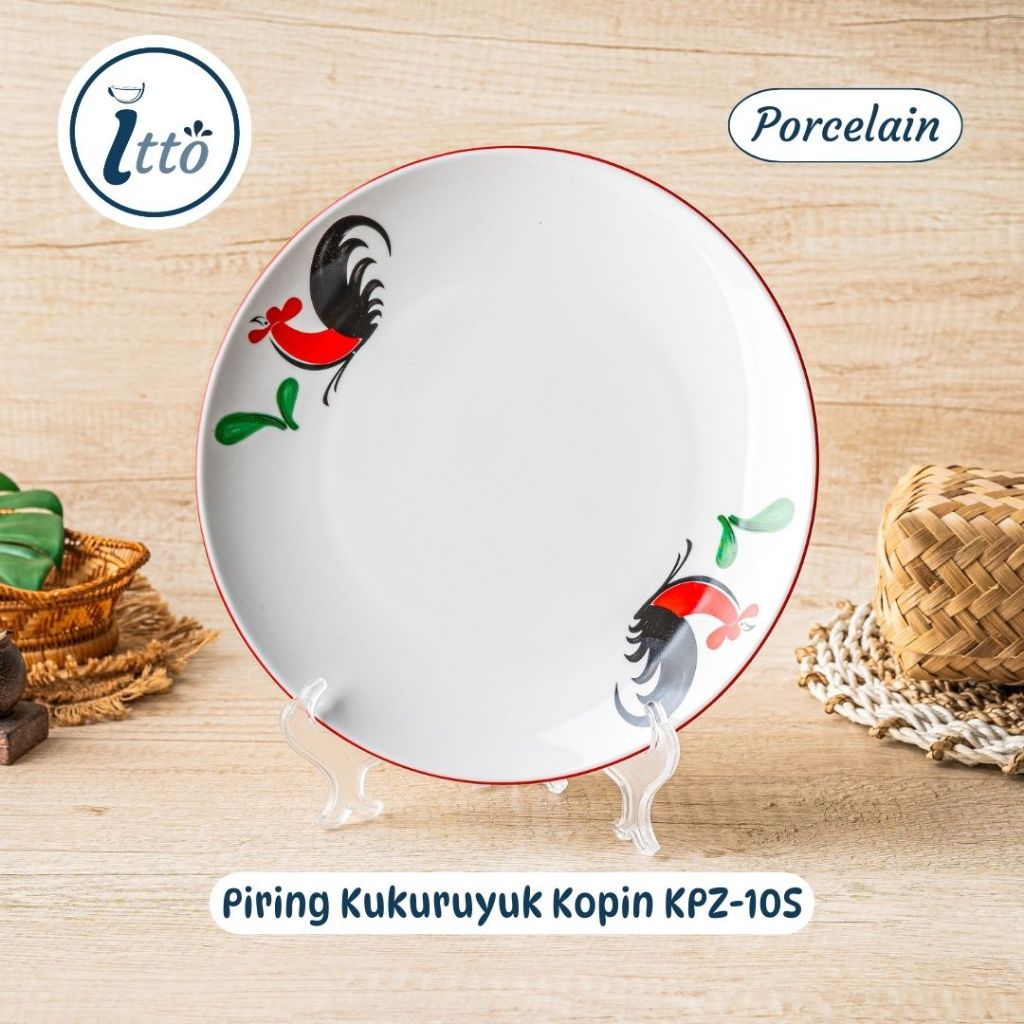 Piring Kukuruyuk KPZ-10S Kopin Porcelain Keramik