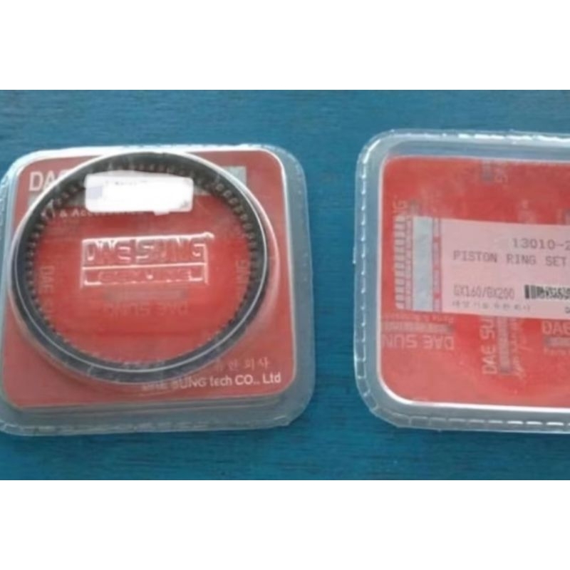 Piston Ring Per Seker Mesin GX160 Standar DaeSung Dae Sung