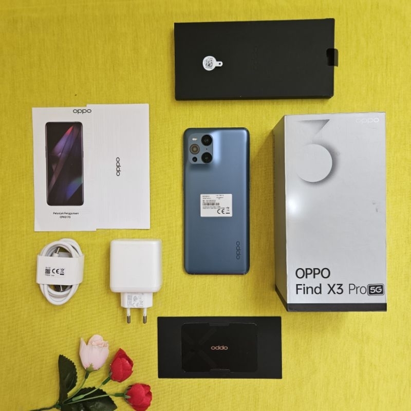 OPPO find X3 pro 5G Ram 12/256 Garansi Resmi Indonesia second