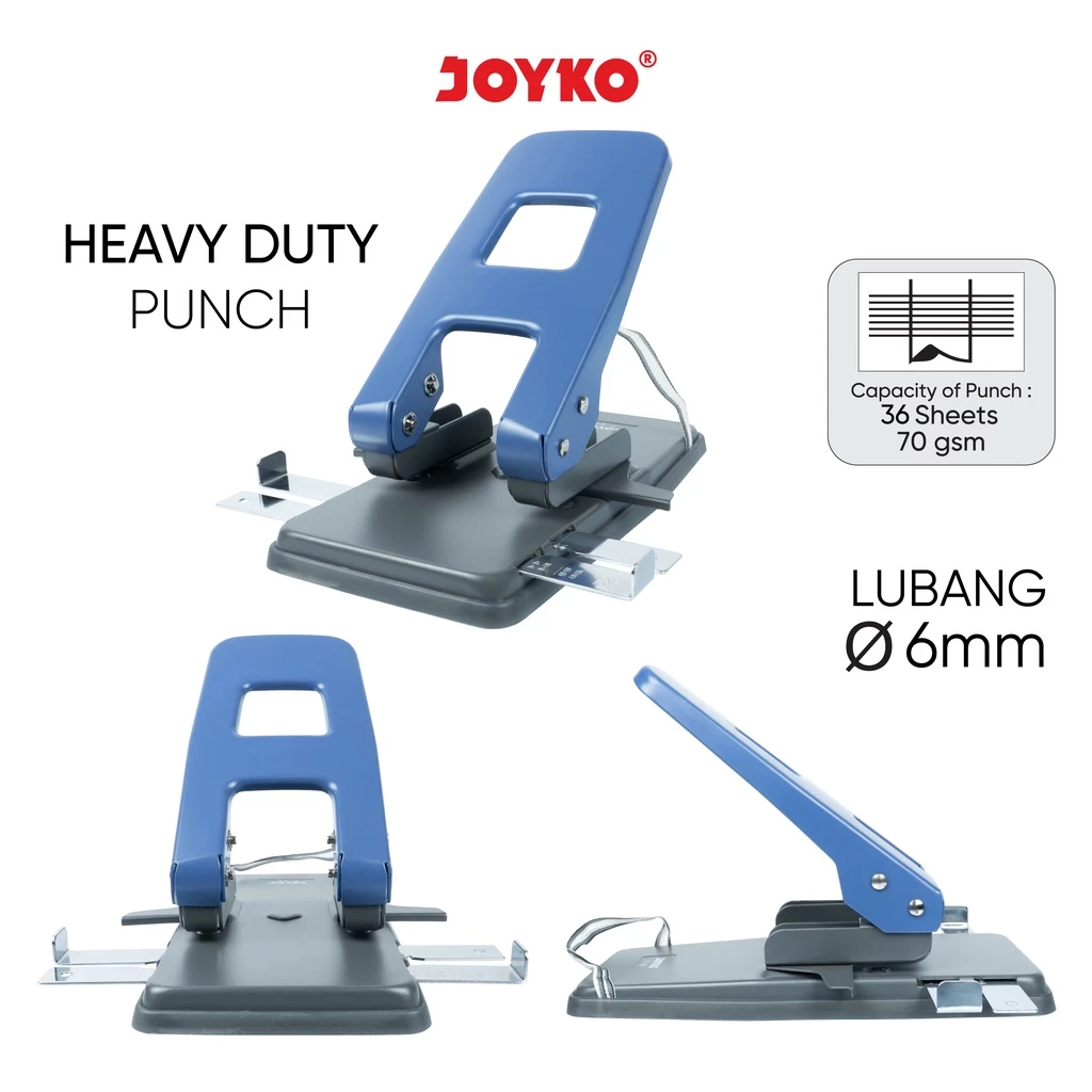 

Heavy Duty Punch Pembolong Kertas Joyko P95