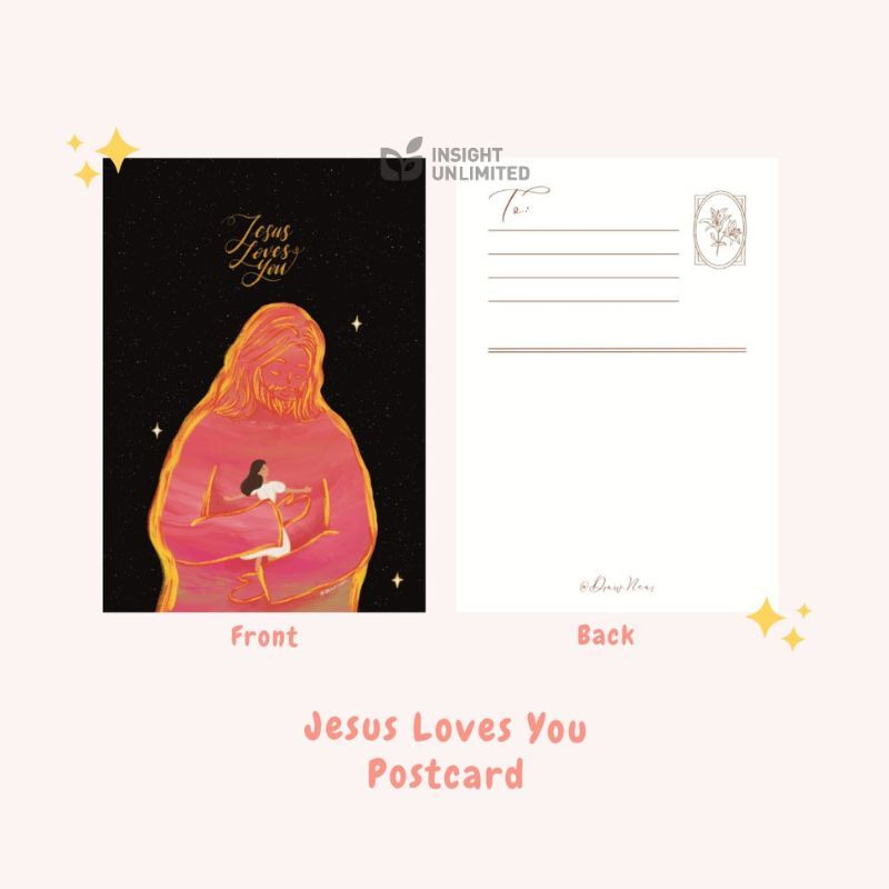 

Jesus Loves You Postcard