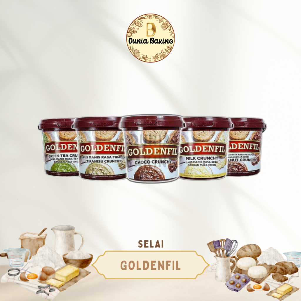 

Dunia Baking - Goldenfil filling | Goldenfil selai | Selai goldenfil 1kg