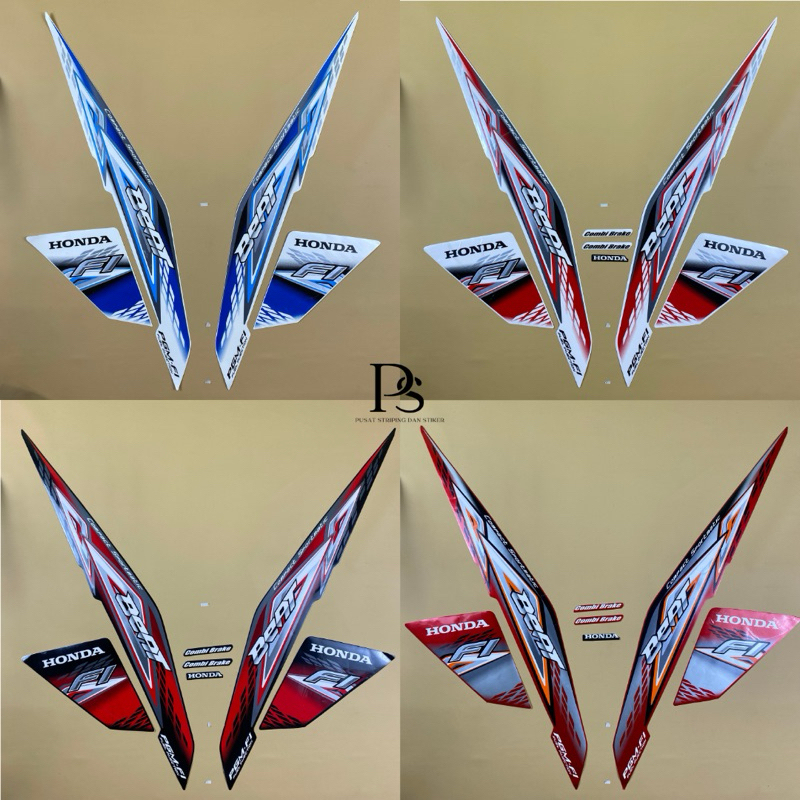 STRIPING STIKER BODY ORI HONDA BEAT FI 2014