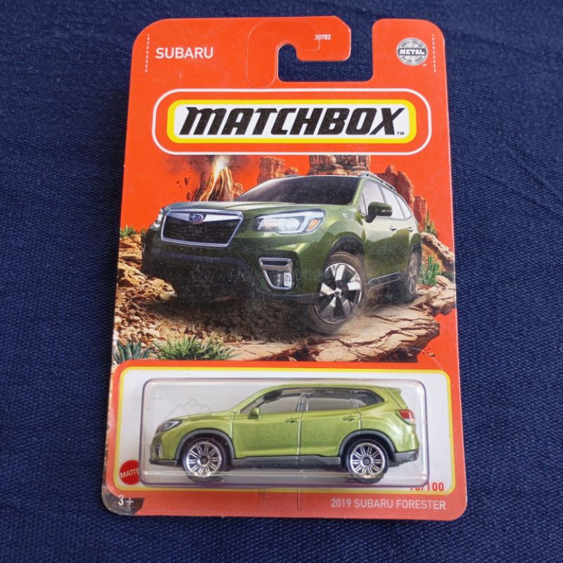 Diecast Matchbox Mbx 2019 Subaru Forester Hijau Muda