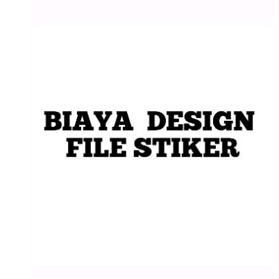 

BIAYA DESIGN FILE STIKER