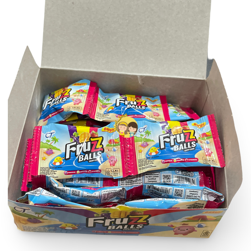 

bGF GROSIR - Permen Marbels Fruzz Balls 24 X 5.4 Gr Rasa Buah by Jadoel_Snack