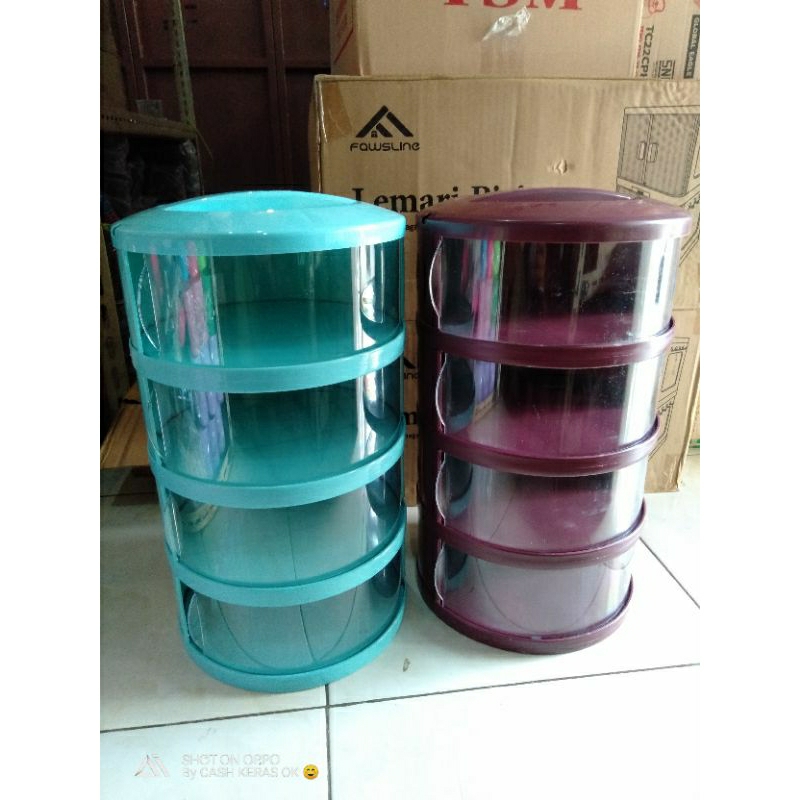 TUDUNG SAJI SUSUN/RAK MAKANAN 4 SUSUN/TUDUNG SAJI VIRAL