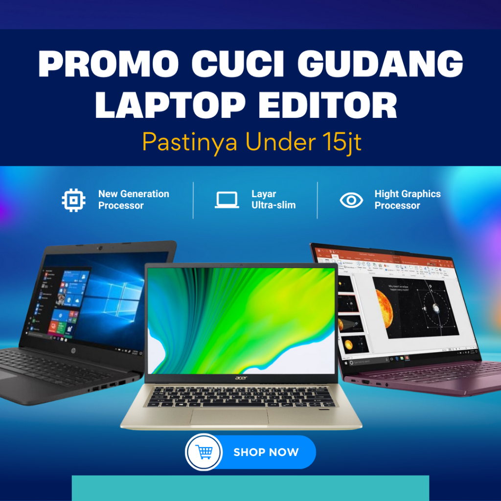 Promo Cuci Gudang Dari Venes Jaya | Laptop Gaming Murah | Laptop Di Bawah 15juta | Laptop Baru Murah