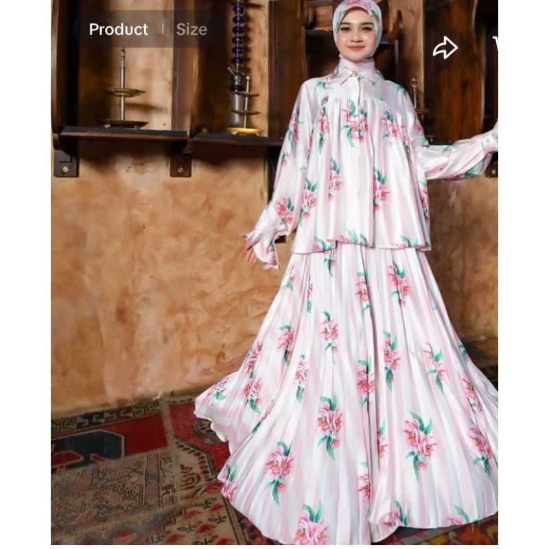 setelan rok pinting shella saukia