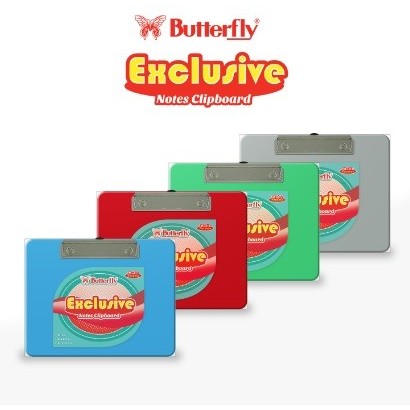 

Butterfly Multi Purpose Notes Clipboard Papan Jalan Serbaguna (1 PCS) / Papan Jalan Butterfly Multi Purpose Notes