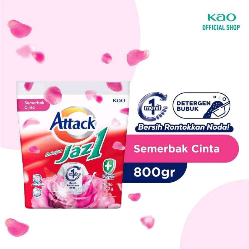 Attack Jaz1 Deterjen Bubuk 800gram