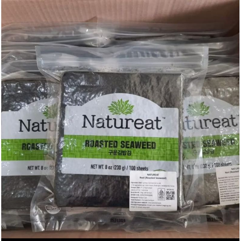 

Natureats Sushi Nori 100 lembar Halal
