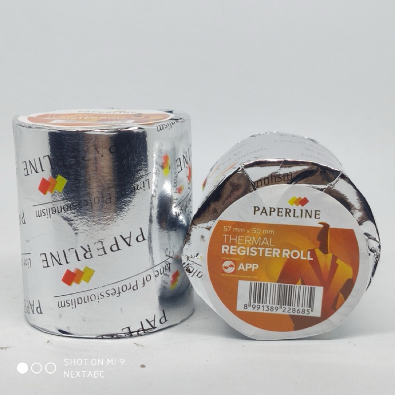

Kertas thermal Kasir Paperline 57x50x18mm