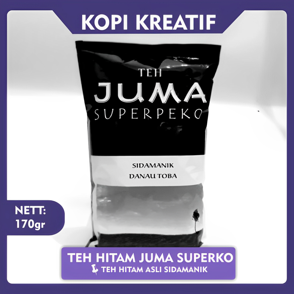 

Teh Juma Sidamanik Superperko Teh Hitam Teh Kesehatan (170gr)