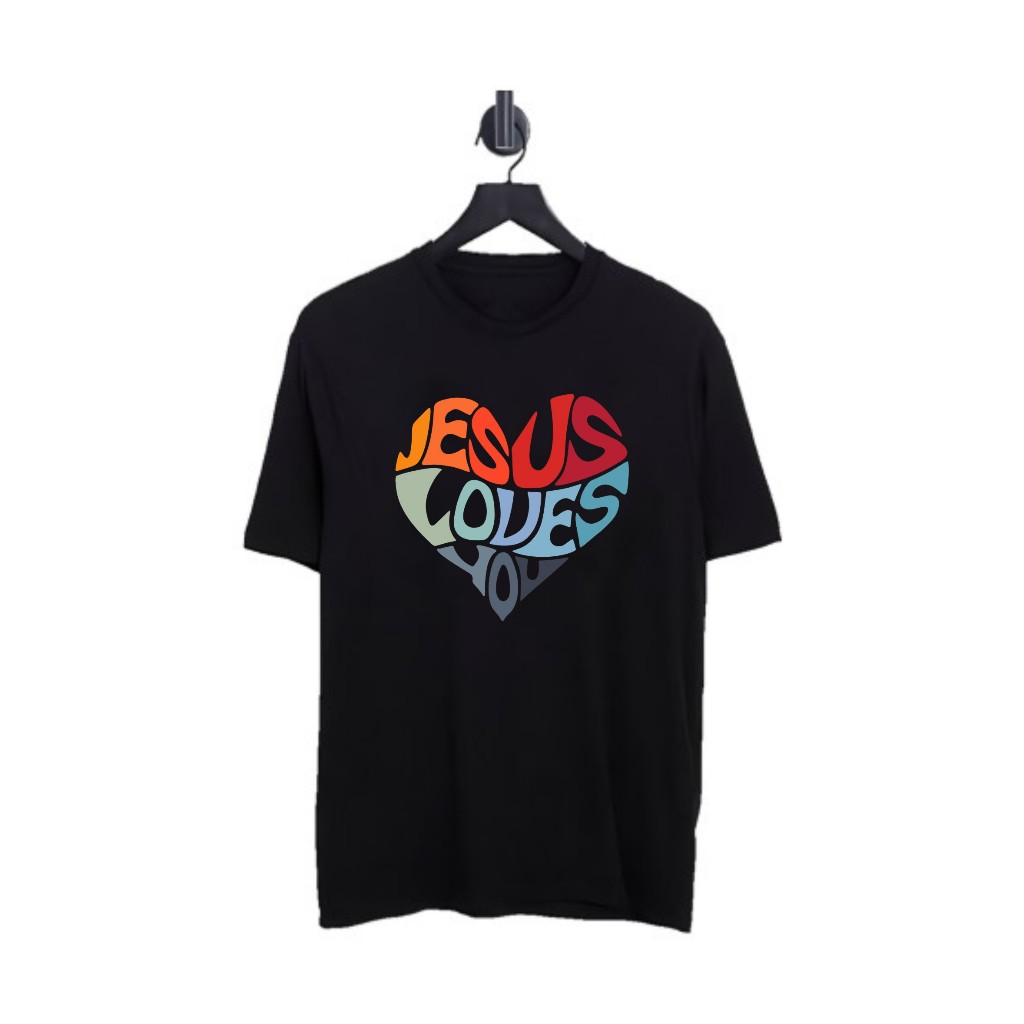 KAOS JESUS LOVE YOU ROHANI GEREJA ATASAN