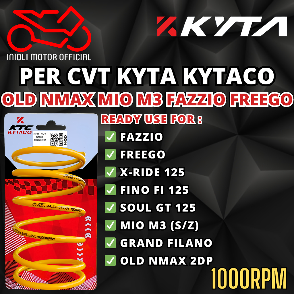 PER CVT KYTA KTC KYTACO NMAX OLD MIO M3 FAZZIO FREEGO SOUL GT 125 FINO FI 125 X-RIDE 125 GRAND FILAN