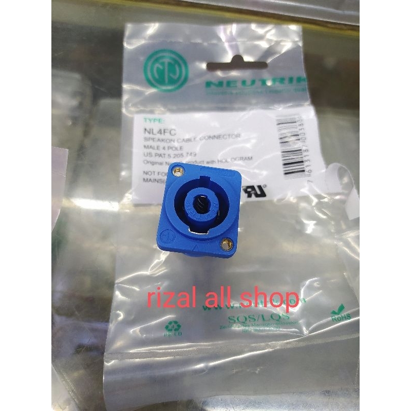 Soket/Sasis Speakon Neutrik NL4FC