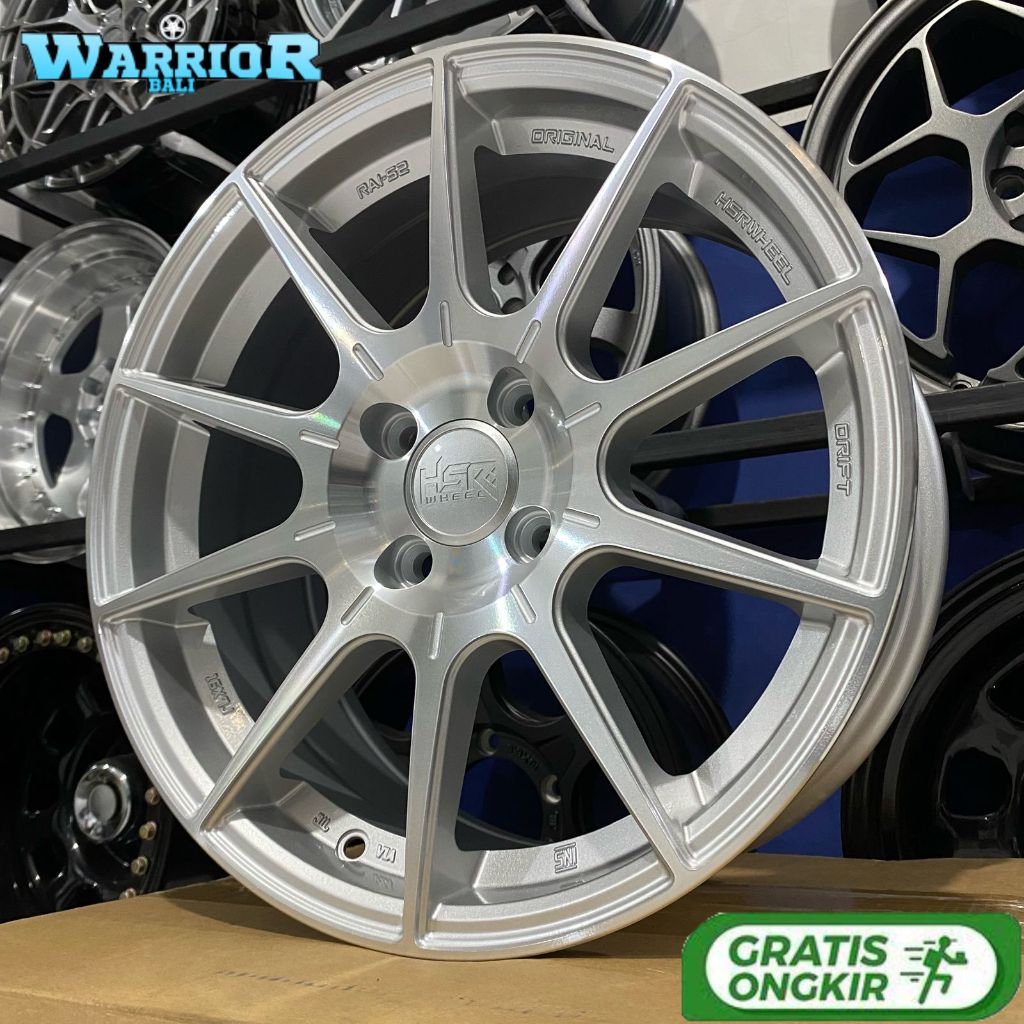Velg HSR RAI-S2 Ring 16 Untuk Mobil Brio Jazz Swift Mobilio R16