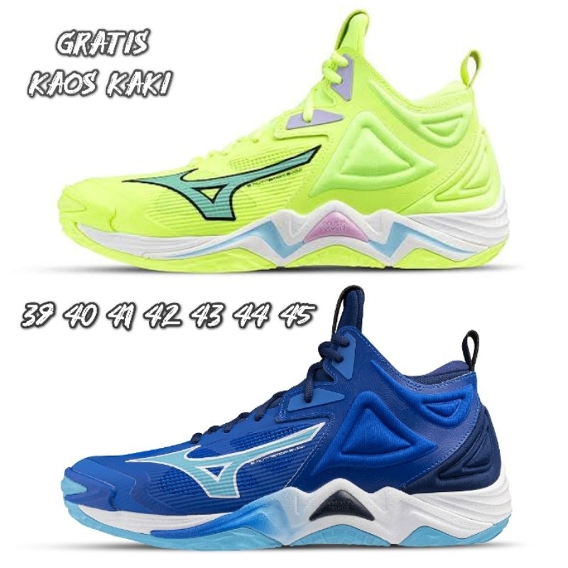 Mizuno Wave Momentum 3 Mid Grade Ori - Sepatu Volly Mizuno