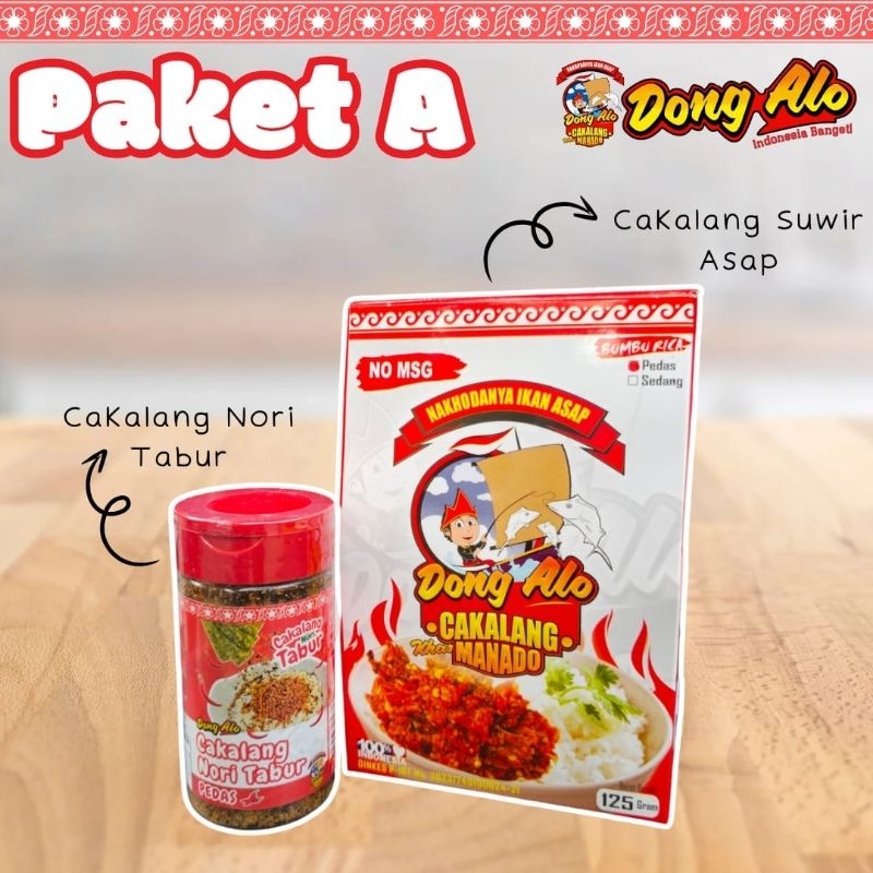 

Dong Alo - Bundling Sambal Cakalang Suwir dan Tabur - Wajib Coba!