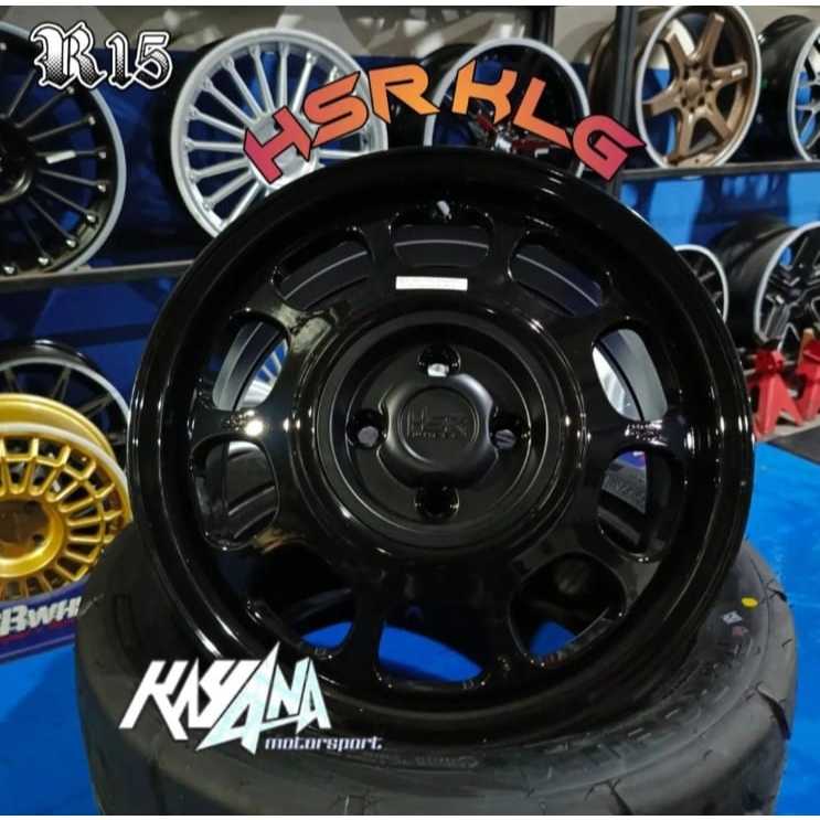 Velg Mobil R15 Buat 4x100 Mobil Mirage March Sigra Agya Velg Hsr R15 Single Pcd Velg Murah R15