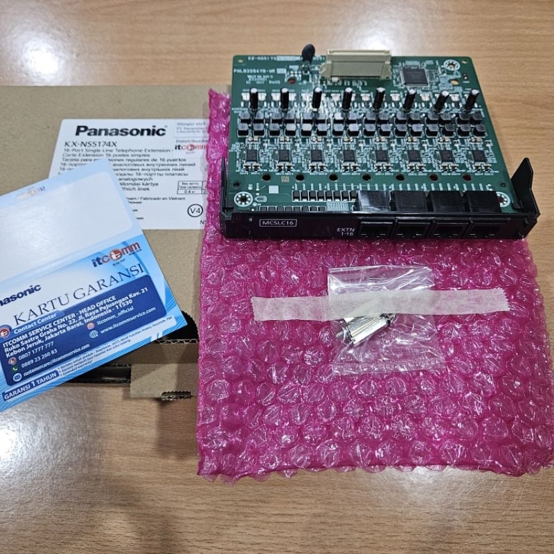 Panasonic KX-NS5174 Card SLC16 Port Ext Analog To Pabx Panasonic KX-NS300