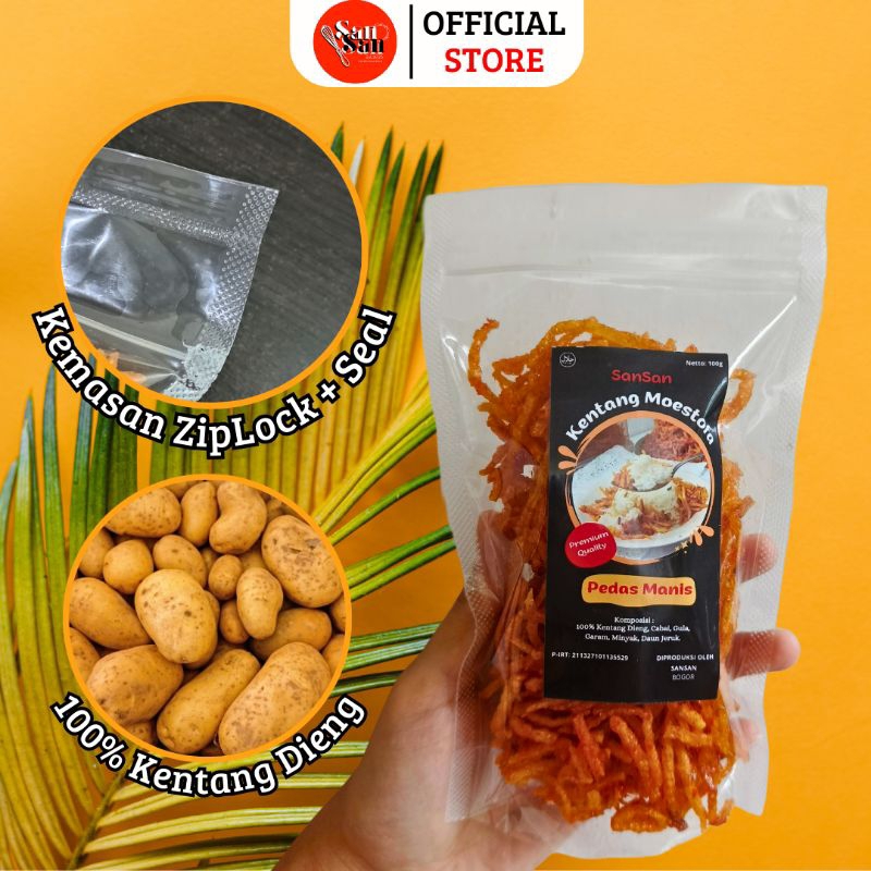 

Kentang Mustofa Manis Pedas by SanSan Netto 100g