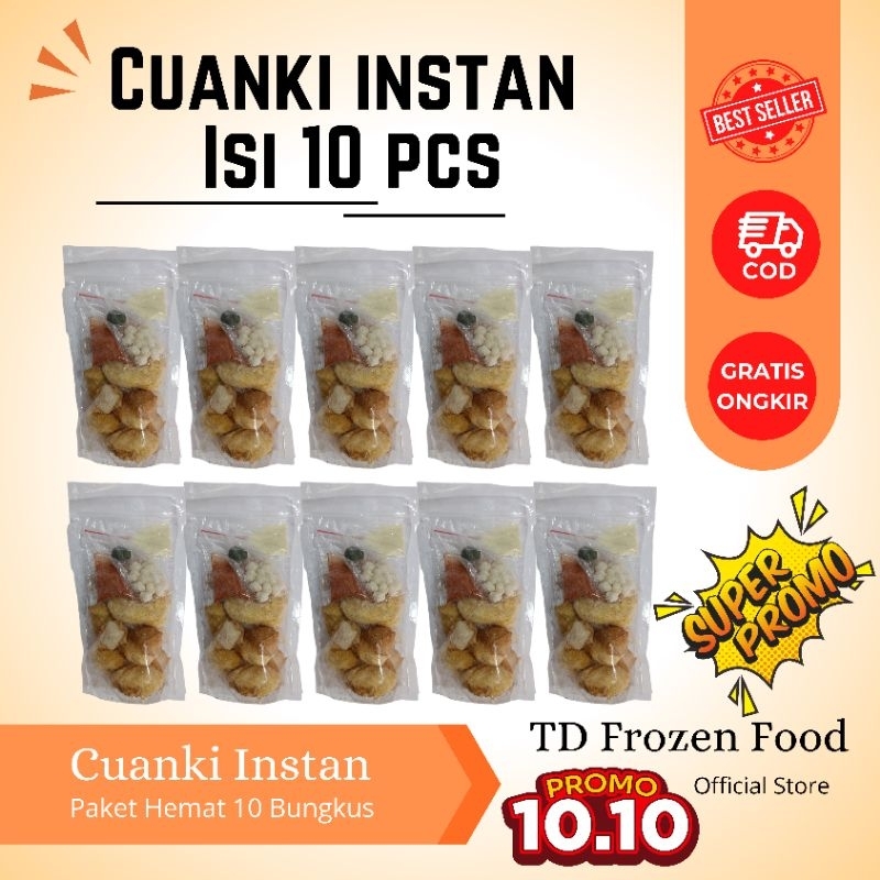 

Paket Hemat Cuanki Instan 10 Bungkus TD Food