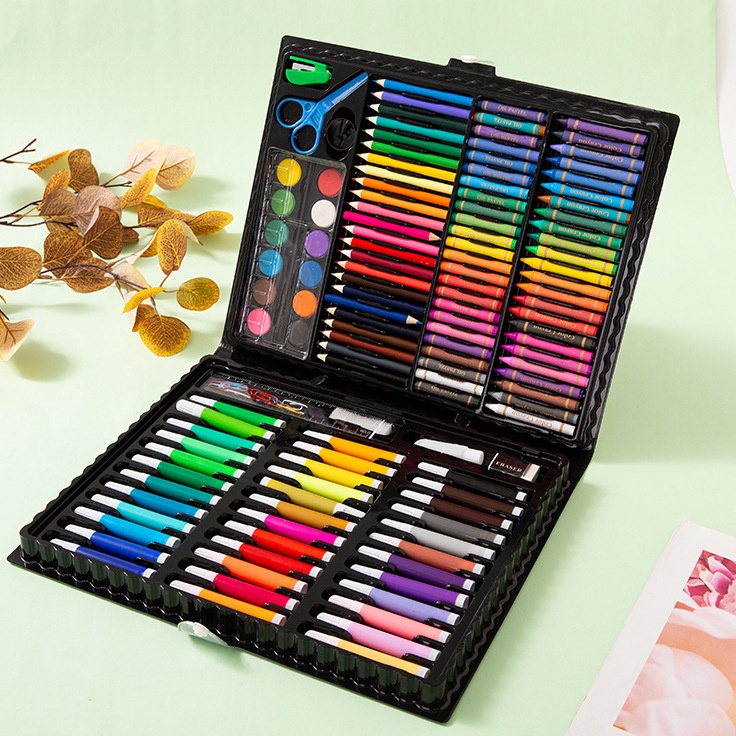

Model Baru Alat Lukis Art set Isi 15 Pcs Pensil Warna Set Anak Crayon