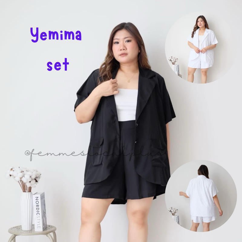 FEMMESLOCAL YEMIMA SET JUMBOSIZE BAHAN PREMIUM HIGH QUALITY