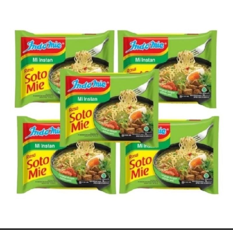 

Indomie instan Rasa Soto isi 10 pcs