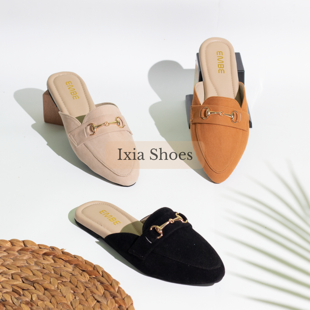 IXIA Slavina Sepatu Mules Wanita