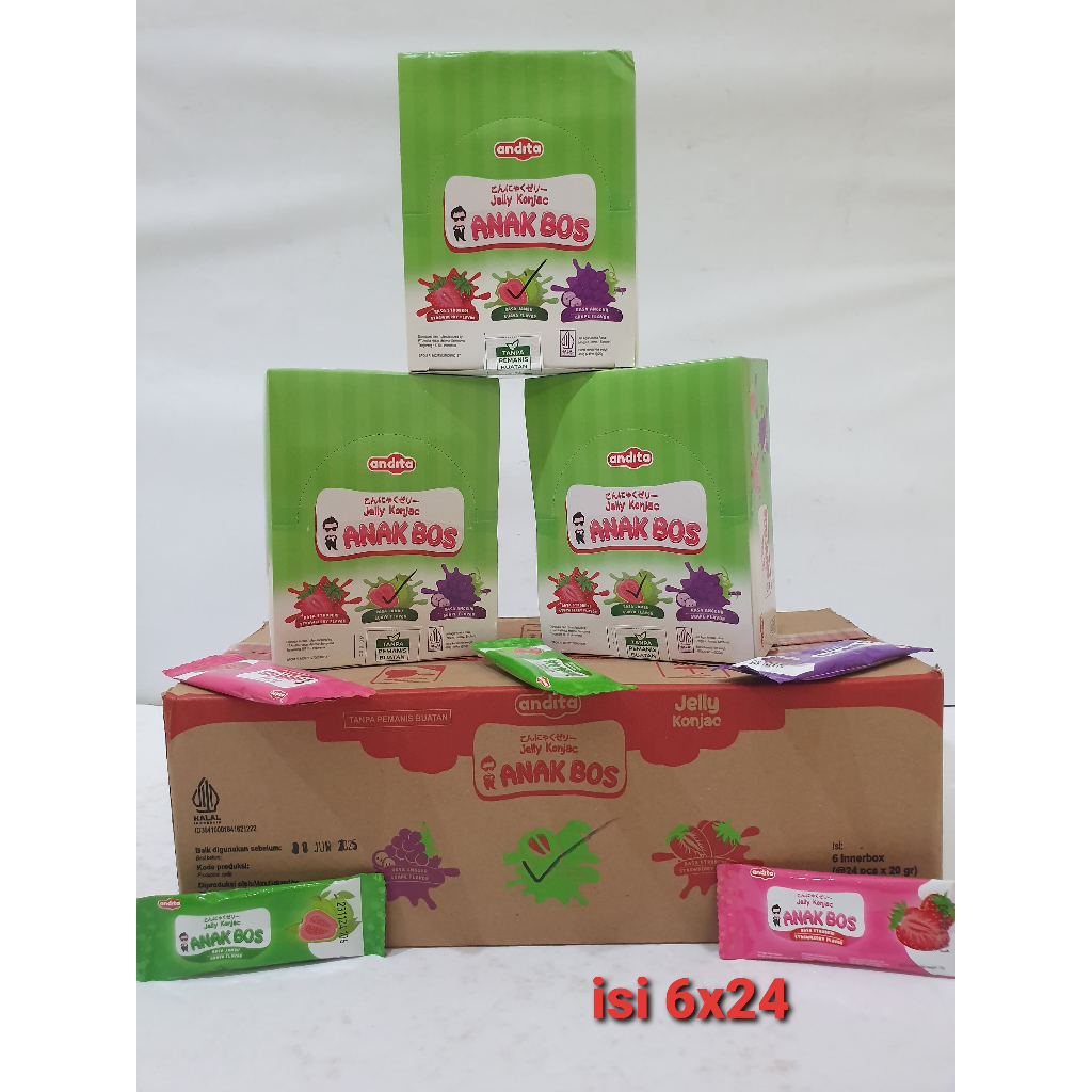 

JELLY BUAH ANAK BOS ISI 24 PCS [TERSEDIA PER PACK/DUS]