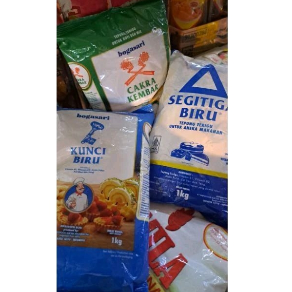

Tepung Cakra / Segitiga Biru / Kunci biru per 1 kg Bandung