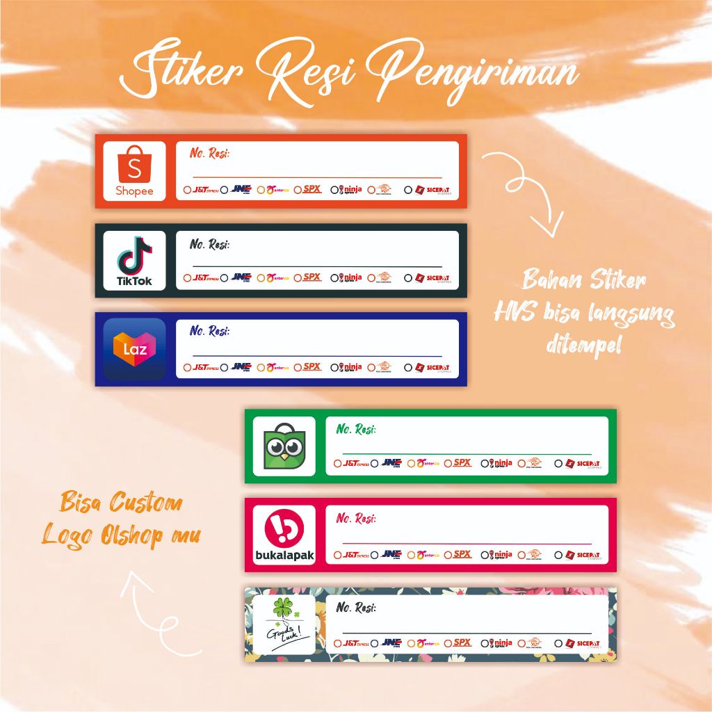 

Stiker Pengiriman - Stiker Resi Pengiriman - Label Resi Pengiriman