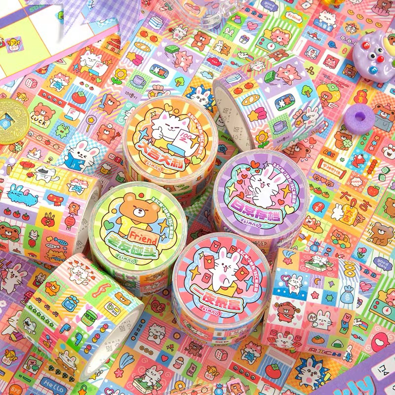 

sticker roll deco journal dekorasi readystock B1849