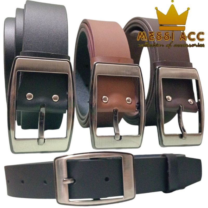 IKAT PINGGANG PRIA KULIT SAPI KEPALA JARUM